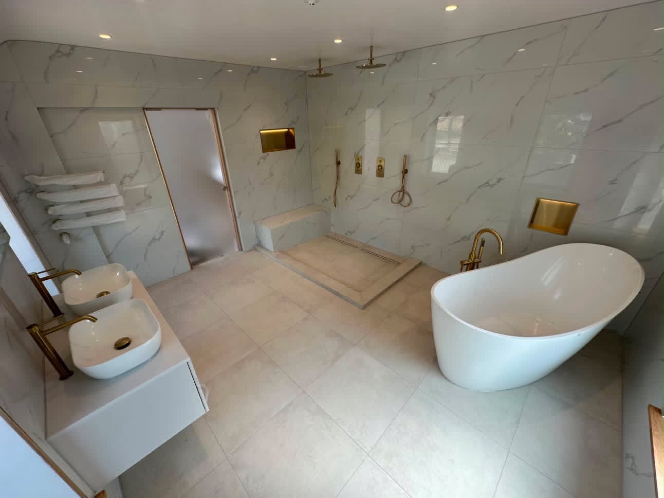 Ensuite tiling by JB Tiling in Kent and South East London